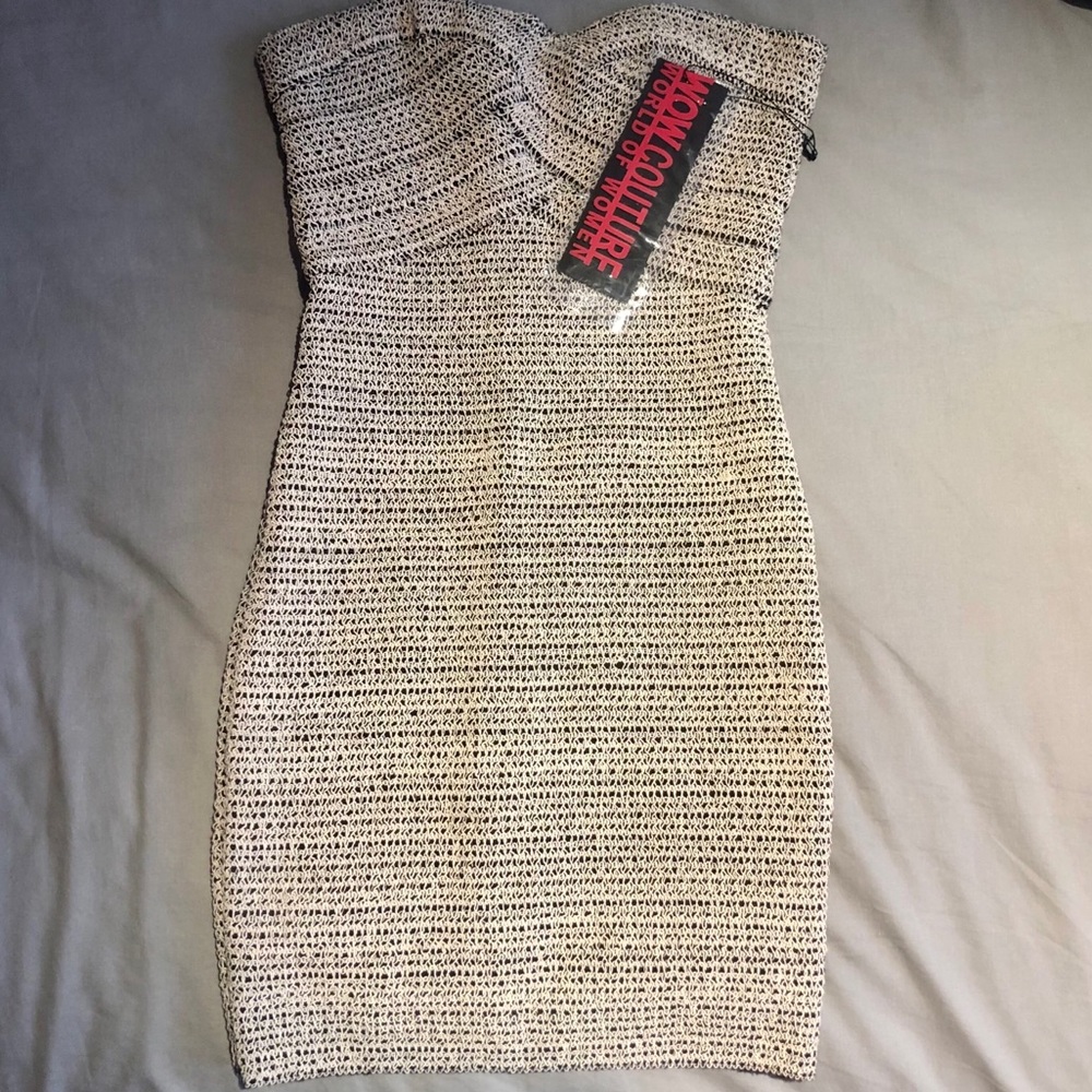 WOW Couture Strapless Bodycon Mini Dress - Med.